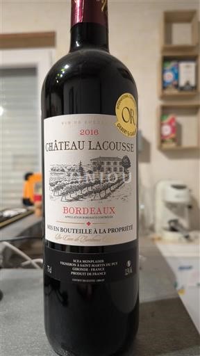 Bordeaux Château Lagousse 2016