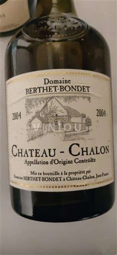 Jura Château-chalon Domaine Berthet-Bondet 2004