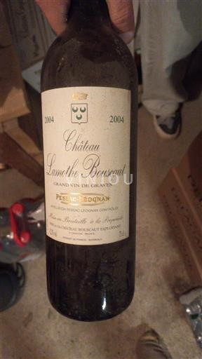 Bordeaux Pessac-Léognan Château Lamothe-Bouscaut 2004