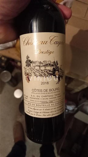 Bordeaux Côtes-de-bourg Château Tayac Prestige 2003