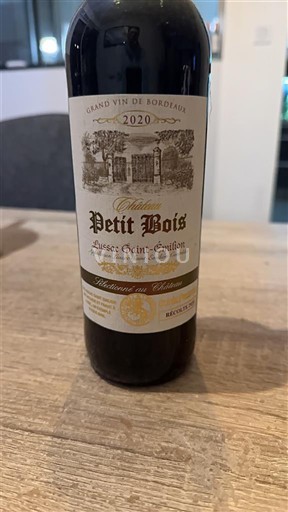 Bordeaux Lussac-saint-émilion Château Petit Bois Prestige 2020