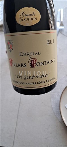 Burgundy Unspecified Château Villars Fontaine Les Genévrières 2011