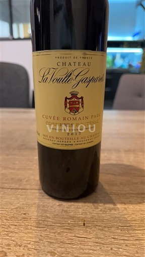 Languedoc Corbières-boutenac Château La Voulte-Gasparets Romain Paul 2017