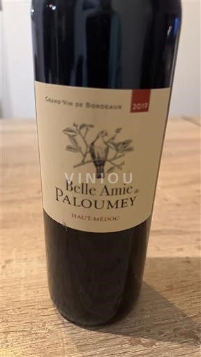 Bordeaux Haut-Médoc Paloumey Belle Amie 2017