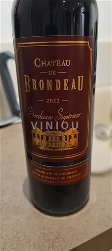 Bordéus Bordeaux Superior Château Brondeau 2022