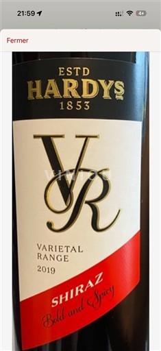 Nam Úc Không được chỉ định Hardys Varietal Range 2019