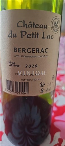 Southwest Bergerac Château Petit Lac 2020