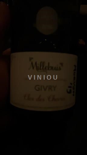 Borgonha Givry Millebuis Clos des Chevres 2016