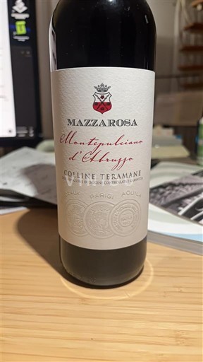 Abruzzo Montepulciano d'Abruzzo Colline Teramane Mazzarosa 2018
