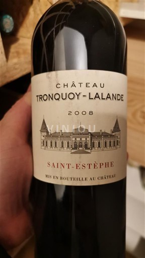 Bordeaux Saint-Estèphe Château Tronquoy-Lalande 2008