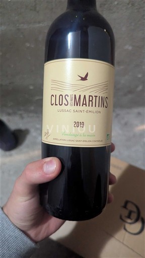 Bordeaux Lussac-saint-émilion Clos Les Martins 2019