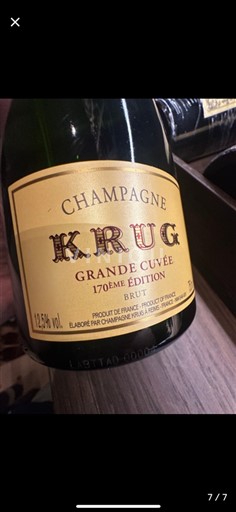 Champagne Krug Grande 170ème Édition Non-Vintage
