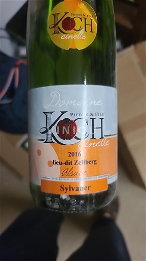 Alsace Domaine Pierre & Fils Koch Lieu-dit Zellberg 2016