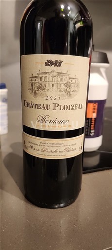 Bordeaux Château Ploizeau 2022