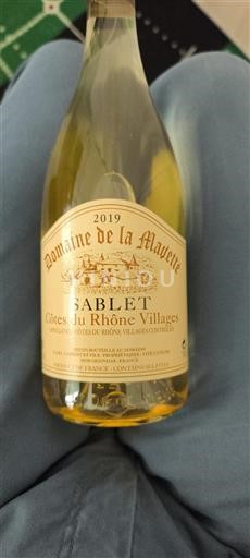 Rona dolina Ni doloceno Domaine La Mavette 2019