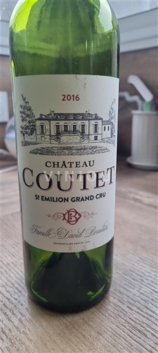 Bordeaux Saint-Émilion Grand Cru Grand Cru Château Coutet 2016