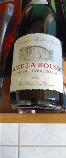 Rona dolina Côtes-du-Rhône-Villages Domaine André Aubert Suze la Rousse 2020
