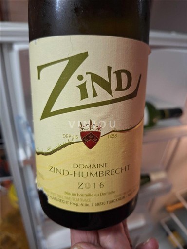 Alsazia Non specificato Domaine Zind-Humbrecht Zind 2016