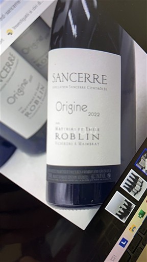 Valle della Loira Sancerre Mathias et Emile Roblin Origine 2022