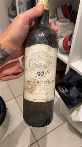 Bordeaux Graves Baron de Montesquieu 1998