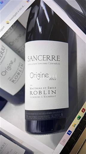 Thung lũng sông Loire Sancerre. Matthias et Emile Roblin Origine 2022