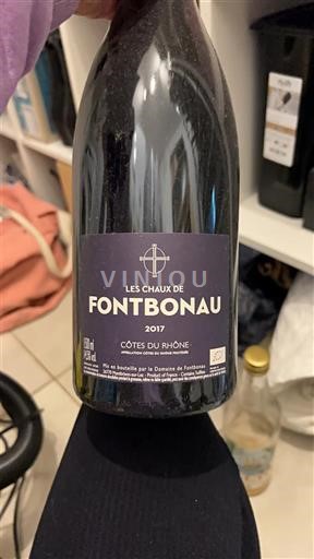 Vale do Ródano Côtes-do-Ródano Fontbonau Les Chaux de Fontbonau 2017