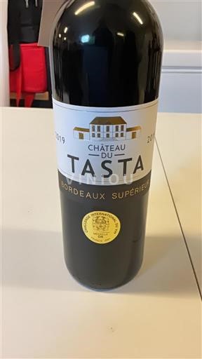 Bordéus Bordeaux Superior Château Tasta 2019