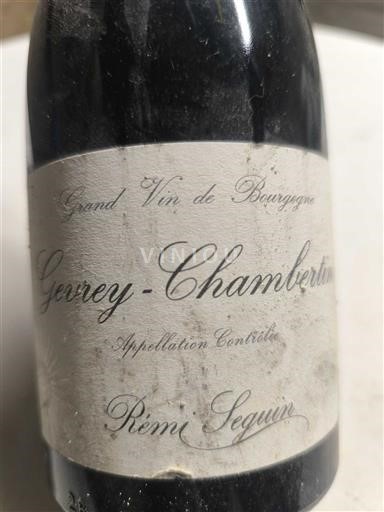 Bourgogne Gevrey-chambertin Rémi Seguin 2018