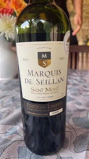 Sud-Ovest Saint-Mont Marquis de Seillan Édition Limitée 2021