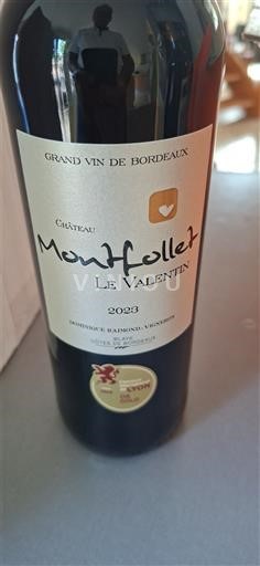 Bordeaux Côtes-de-bourg Château Montfollet Le Valentin 2023