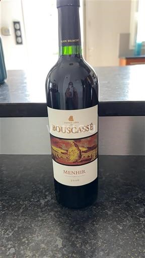 Sud-Ouest Madiran Château Bouscassé Menhir 2006