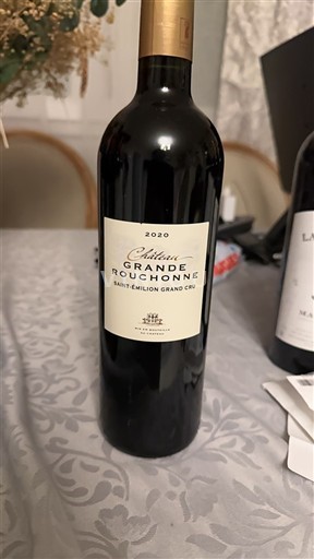 Bordeaux Saint-Émilion Grand Cru Château Grande Rouchonne 2020