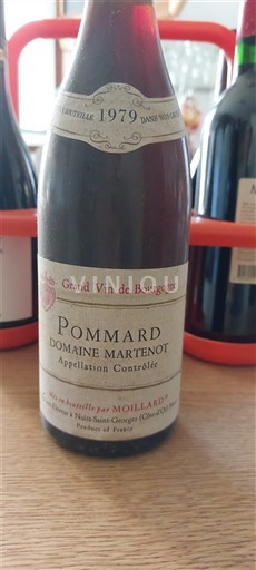 Borgogna Pommard Domaine Martenot 1979