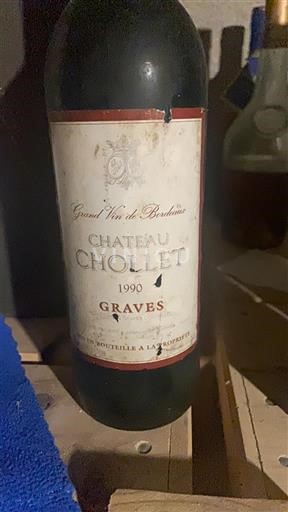 Bordeaux Graves Château Chollet 1990
