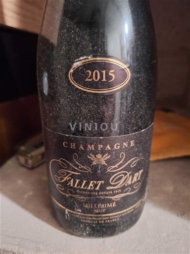 Champaña Champán Fallet Dart Millésimé 2015