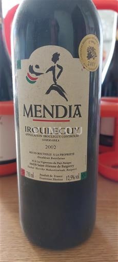 Sydväst Irouléguy Domaine Brana Mendia 2002