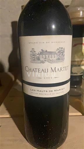 Bordeaux Sainte-Foy-Bordeaux Château Martet Les Hauts de Martet 2009