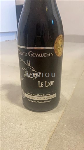 Rhônen laakso Côtes-du-rhône-villages David Givaudan Le Loup 2024