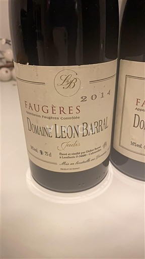 Languedoc Faugères Domaine Léon Barral Faugères 2014