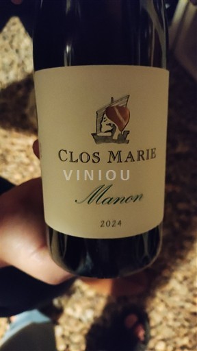 Viinit Blanc sec Manon Clos Marie 2024 Ranska Languedoc Pic-saint-loup AOC