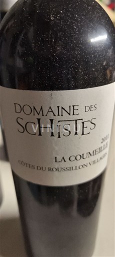 Roussillon Côtes du Roussillon Villages Domaine Des Schistes La Coumeille 2011