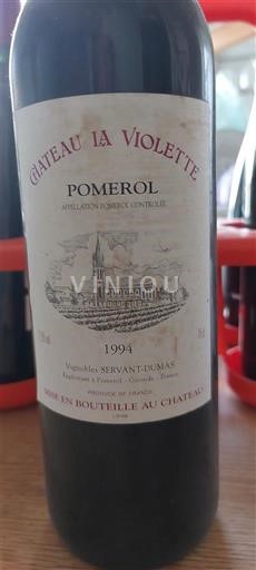 Bordeaux Pomerol Château La Violette 1994