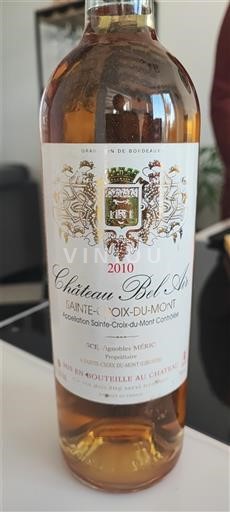 Bordeaux Sainte-Croix-Du-Mont Château Bel Air 2010