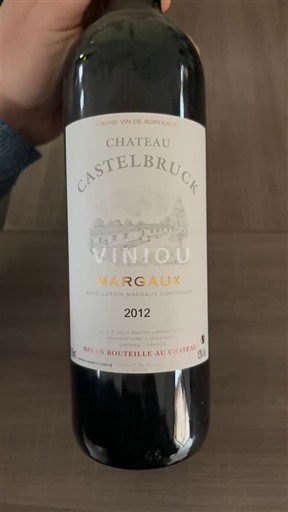Bordeaux Margaux Château Castelbruck 2012