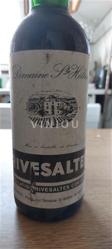 Roussillon Rivesaltes Domaine St Hélène Không niên vụ