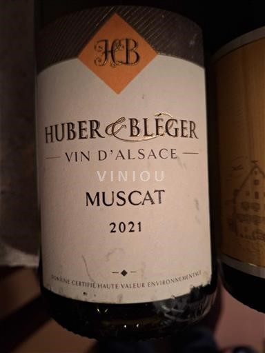 Alsace Huber & Bléger Muscat 2021