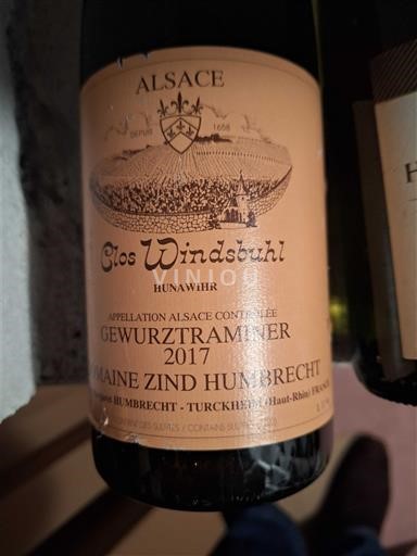 Alsace Domaine Zind-Humbrecht Clos Windsbuhl 2017