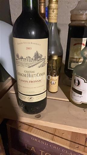 Bordeaux Canon-Fronsac Château Cassagne Haut-Canon 2003