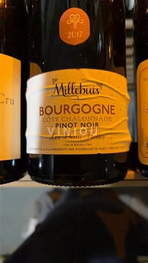 Bourgogne Bourgogne Côte Chalonnaise Millebuis Les Demi-Huites 2017