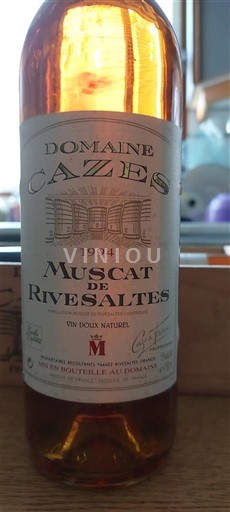 Roussillon Muscat de Rivesaltes Domaine Cazes 1994